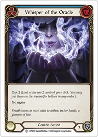 Whisper of the Oracle (Blue) - History Pack Vol. 1 - NM
