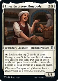Ellyn Harbreeze, Busybody - Commander Legends: Battle for Baldur's Gate - NM