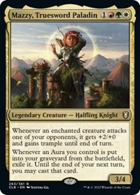 Mazzy, Truesword Paladin - Commander Legends: Battle for Baldur's Gate - NM