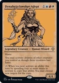 Dynaheir, Invoker Adept (Showcase) - Commander Legends: Battle for Baldur's Gate - NM