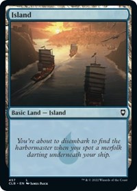 Island (457) - Commander Legends: Battle for Baldur's Gate - NM