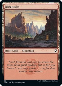 Mountain (464) - Commander Legends: Battle for Baldur's Gate - NM