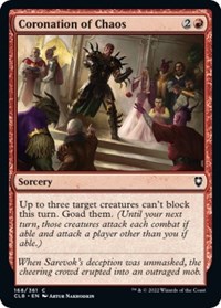 Coronation of Chaos - Commander Legends: Battle for Baldur's Gate - NM