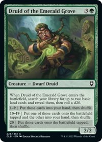 Druid of the Emerald Grove - Commander Legends: Battle for Baldur's Gate - NM