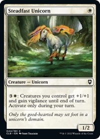 Steadfast Unicorn - Commander Legends: Battle for Baldur's Gate - NM