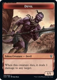 Devil Token - Commander Legends: Battle for Baldur's Gate - NM