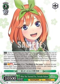 What She Yearned For, Yotsuba Nakano - The Quintessential Quintuplets 2 - NM