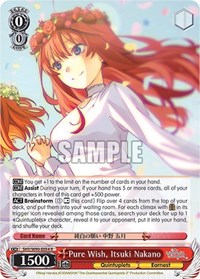 Pure Wish, Itsuki Nakano - The Quintessential Quintuplets 2 - NM