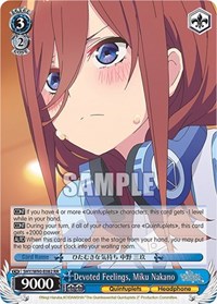 Devoted Feelings, Miku Nakano - The Quintessential Quintuplets 2 - NM