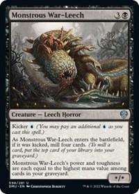 Monstrous War-Leech - Dominaria United - NM
