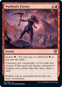 Warhost's Frenzy - Dominaria United - NM