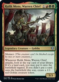 Rulik Mons, Warren Chief - Dominaria United - NM