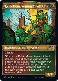 Rulik Mons, Warren Chief (Showcase) - Dominaria United - NM
