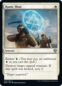 Runic Shot - Dominaria United - NM