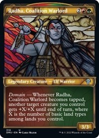 Radha, Coalition Warlord (Showcase) - Dominaria United - NM