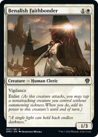 Benalish Faithbonder - Dominaria United - NM