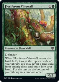 Floriferous Vinewall - Dominaria United - NM