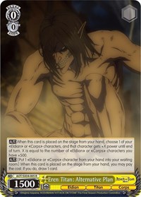 Eren Titan: Alternative Plan - Attack on Titan: Final Season - NM