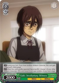 Gabi: Involuntary Witness - Attack on Titan: Final Season - NM