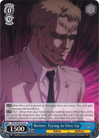 Reiner: Trying to Give Up - Attack on Titan: Final Season - NM