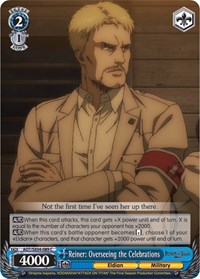 Reiner: Overseeing the Celebrations - Attack on Titan: Final Season - NM