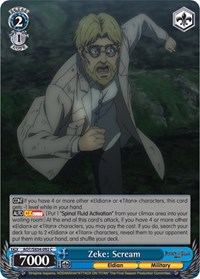 Zeke: Scream - Attack on Titan: Final Season - NM