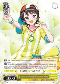 Wishing for a Future With You, Oozora Subaru - hololive production Premium Booster - NM