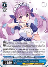 Wishing for a Future With You, Minato Aqua - hololive production Premium Booster - NM
