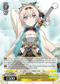 Wishing for a Future With You, Kazama Iroha - hololive production Premium Booster - NM