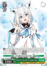 Wishing for a Future With You, Shirakami Fubuki - hololive production Premium Booster - NM