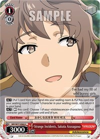 Strange Incidents, Sakuta Azusagawa - Rascal Does Not Dream of a Dreaming Girl - NM