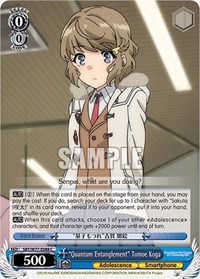 "Quantum Entanglement" Tomoe Koga - Rascal Does Not Dream of a Dreaming Girl - NM