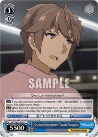 "Quantum Entanglement" Sakuta Azusagawa - Rascal Does Not Dream of a Dreaming Girl - NM