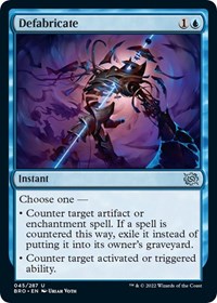 Defabricate - The Brothers' War - NM