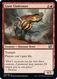 Giant Cindermaw - The Brothers' War - NM