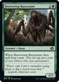 Burrowing Razormaw - The Brothers' War - NM