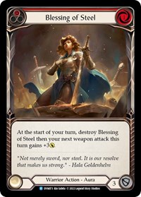 Blessing of Steel (Red) - Dynasty - NM