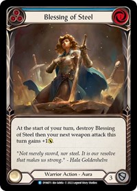 Blessing of Steel (Blue) - Dynasty - NM
