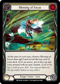 Blessing of Focus (Yellow) - Dynasty - NM