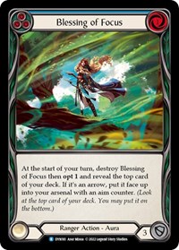 Blessing of Focus (Blue) - Dynasty - NM