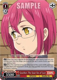 Gowther: The Goat Sin of Lust - Seven Deadly Sins: Revival of the Commandments - NM