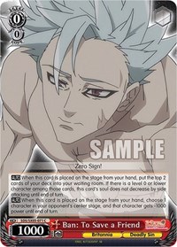 Ban: To Save a Friend - Seven Deadly Sins: Revival of the Commandments - NM