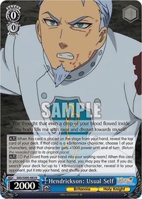 Hendrickson: Usual Self - Seven Deadly Sins: Revival of the Commandments - NM