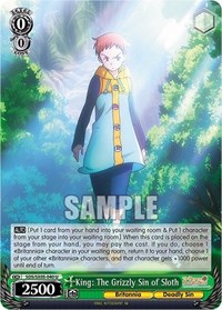 King: The Grizzly Sin of Sloth - Seven Deadly Sins: Revival of the Commandments - NM