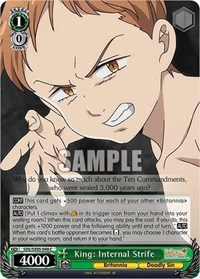 King: Internal Strife - Seven Deadly Sins: Revival of the Commandments - NM