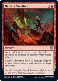 Nahiri's Sacrifice - Phyrexia: All Will Be One - NM