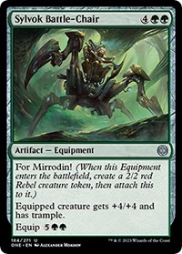 Sylvok Battle-Chair - Phyrexia: All Will Be One - NM