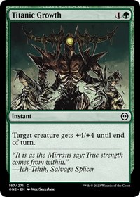 Titanic Growth - Phyrexia: All Will Be One - NM