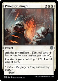 Plated Onslaught - Phyrexia: All Will Be One - NM