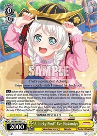 "A Lucky Find" Eve Wakamiya - Bang Dream! Girls Band Party! 5th Anniversary - NM